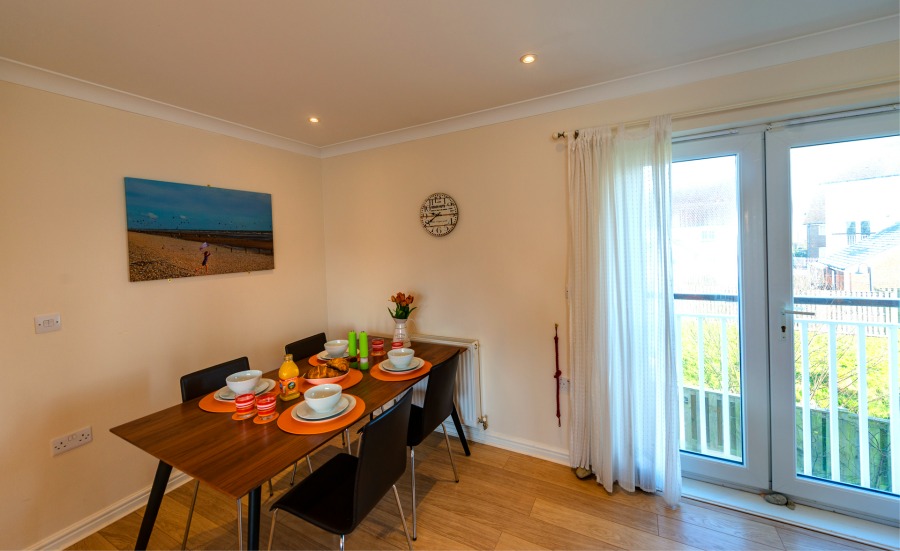 dining area and table