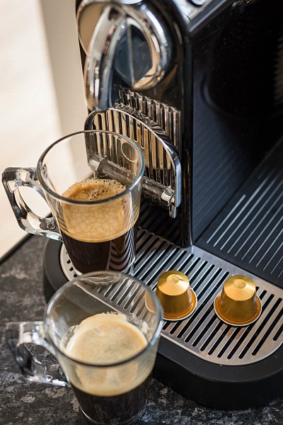 Coffee machine at The Light House in Camber Sands