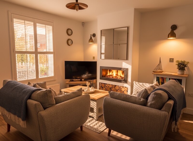 Beach Boutique living room