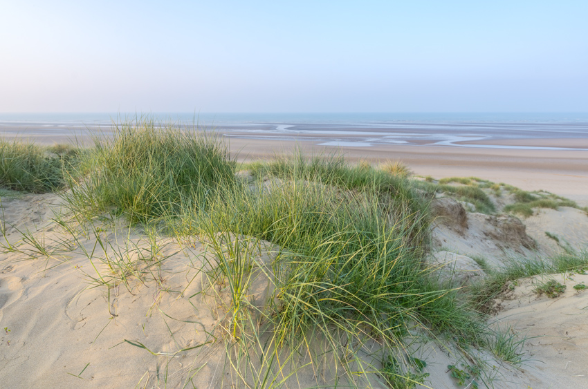 Camber Sands view from the dunes