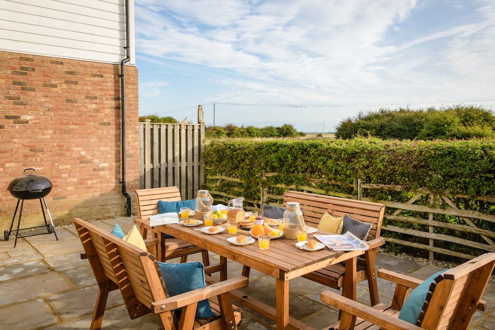 SaltyTowers garden table