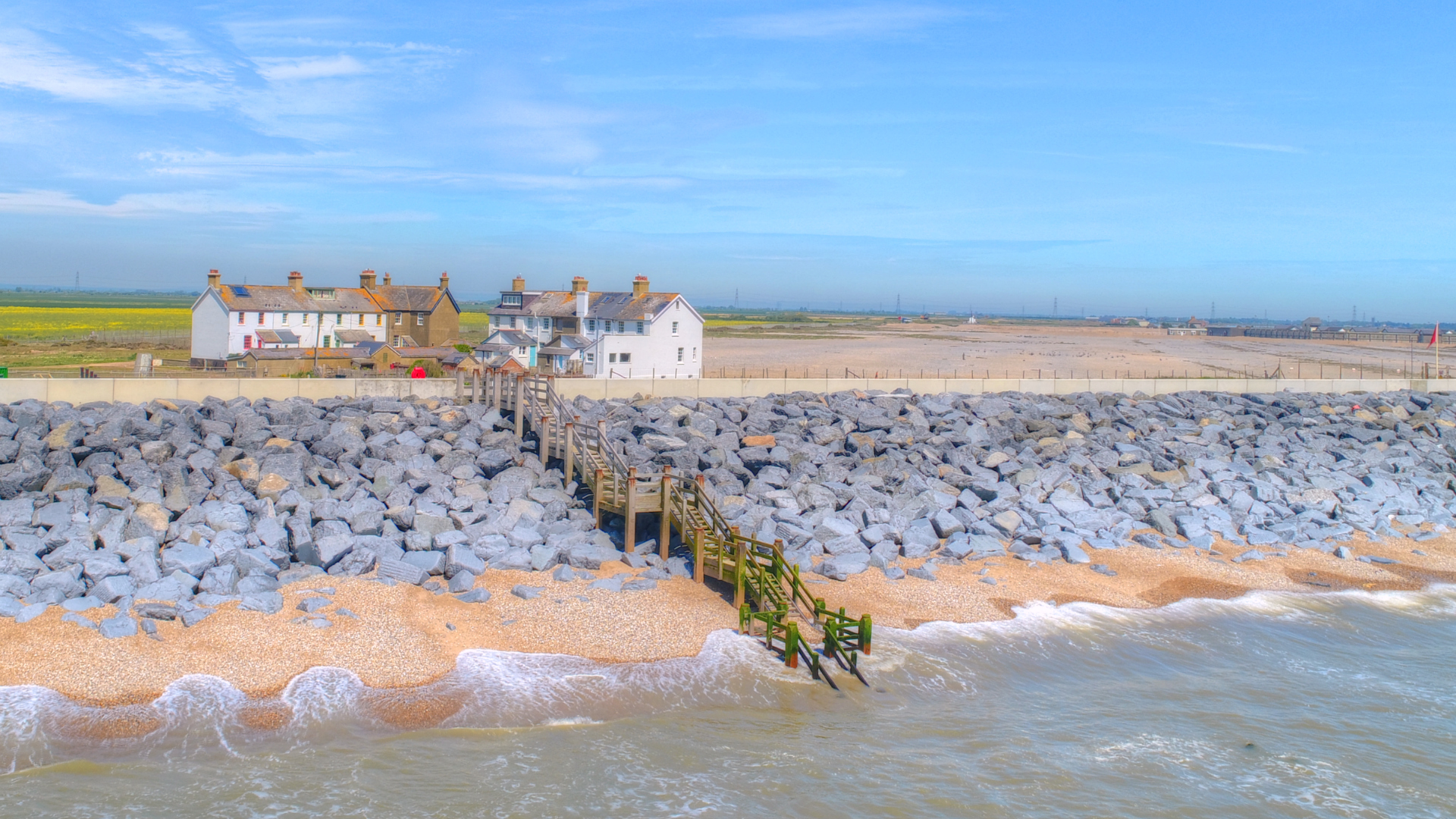 Coastguards view from the sea