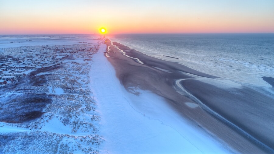 winter sunset camber