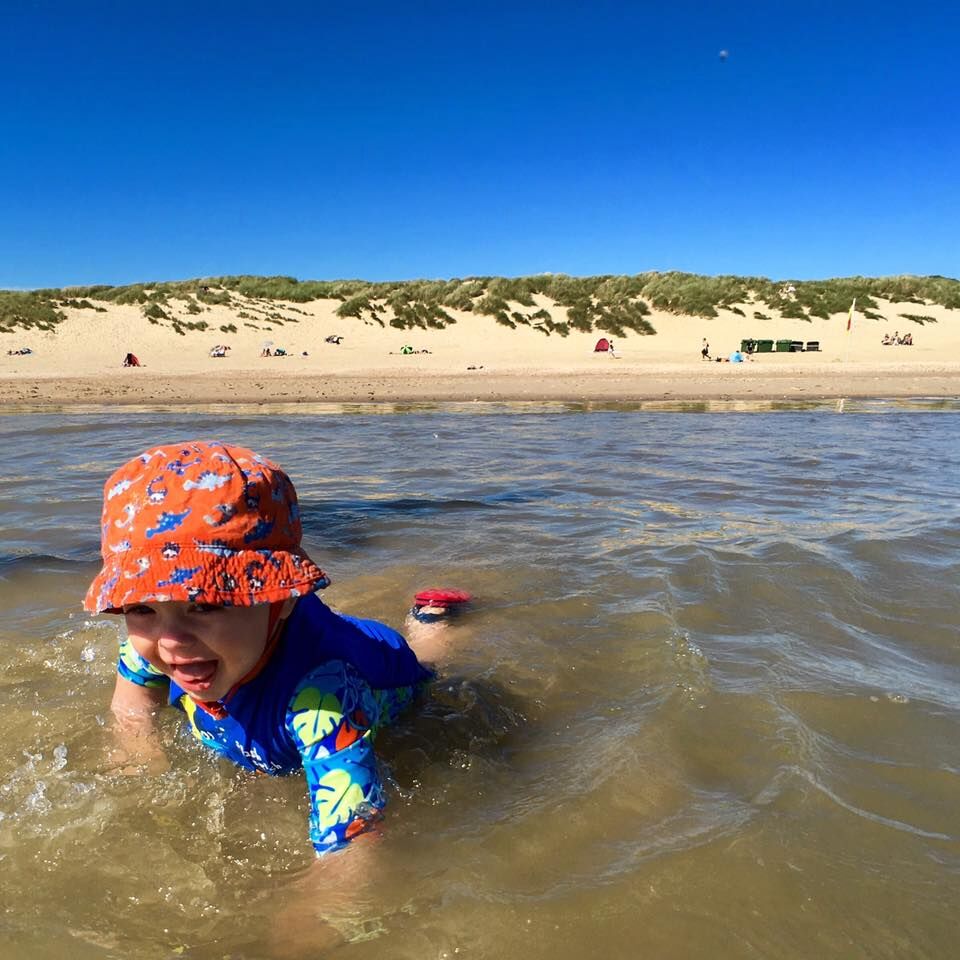 toddler fun at camber sands