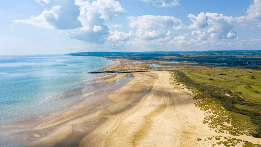 East Sussex coastline at Camber Sands