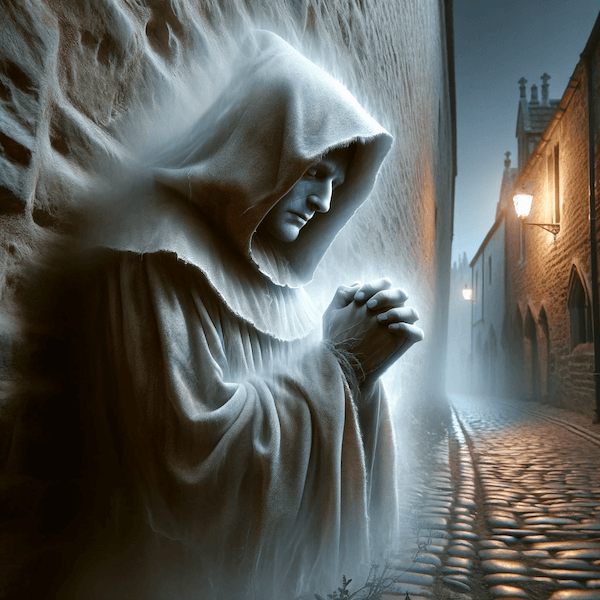 ghost of a monk in turkeycock lane
