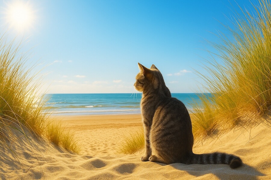 Cat friendly holidays in Camber Sands beach cottages