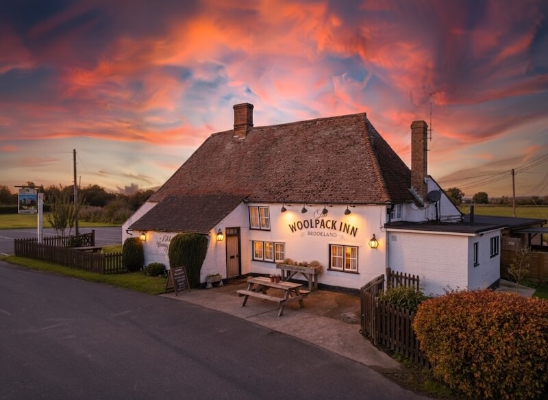 Woolpack Inn Brookland roast dinner on Romney Marsh