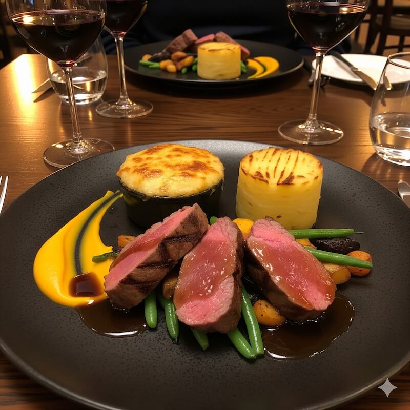 Seasonal dining at Landgate Bistro showcasing food and drink in Rye