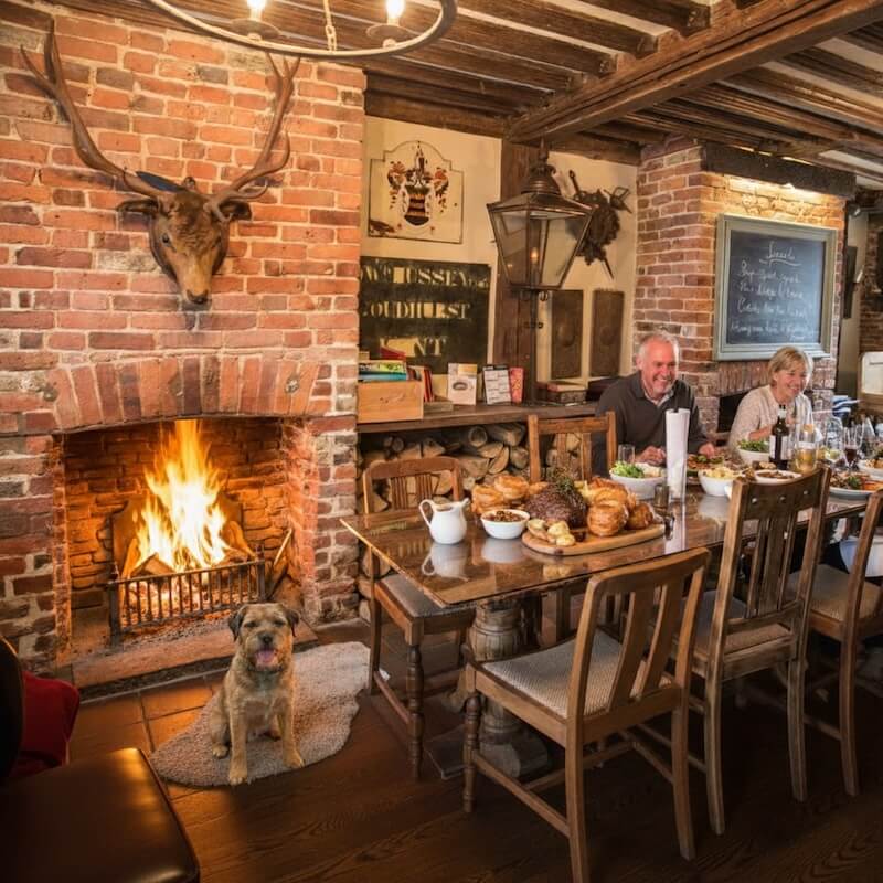 dog friendly standard inn rye and the best Sunday roast in Rye