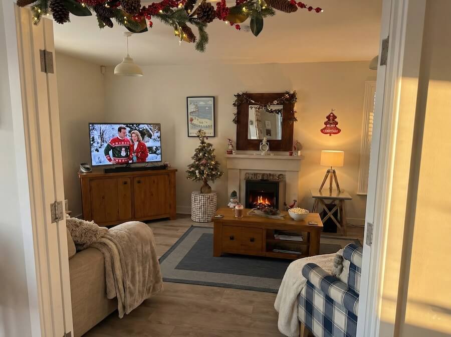 Christmas in Camber Sands holiday cottage