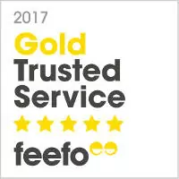 2017 Gold Trusted Service Feefo Award