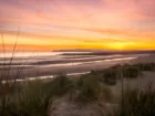 autumn skies over camber sands