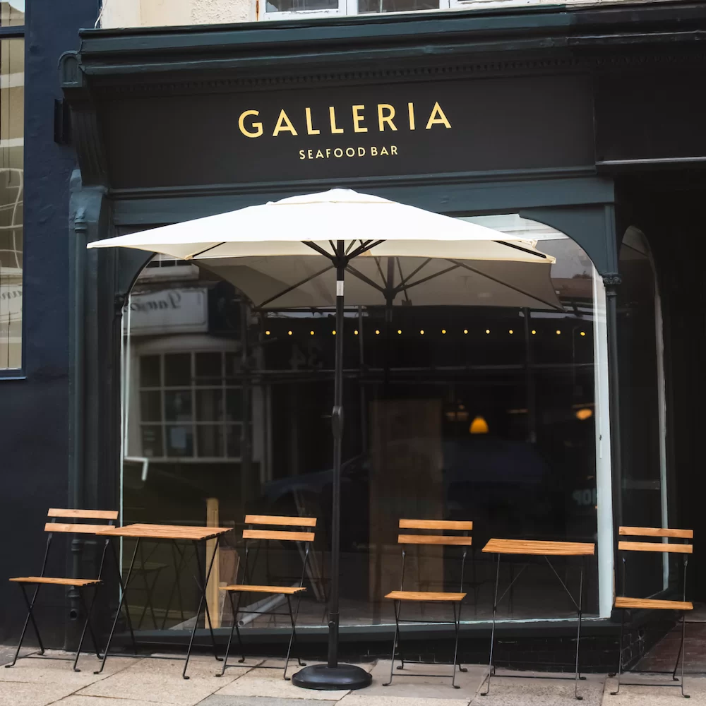 Galleria restaurant in Rye