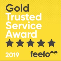 Feefo Gold Trusted Merchant 2019 Award