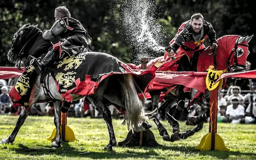 England's Medieval Festival jousting