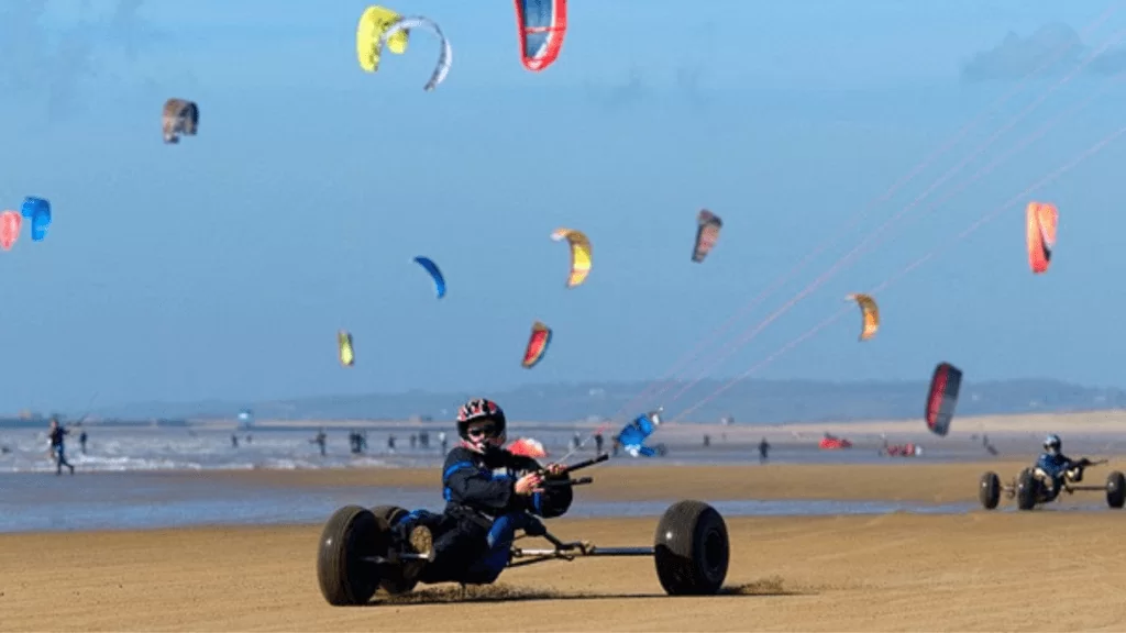 Kite buggy Camber Sands