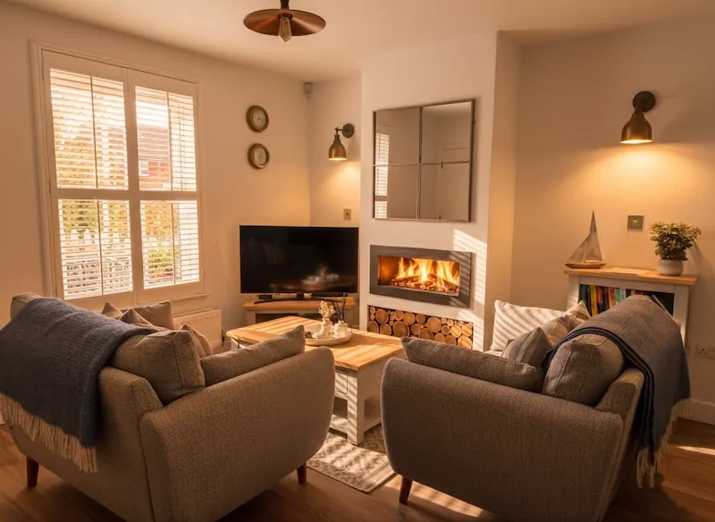 Beach Boutique living room
