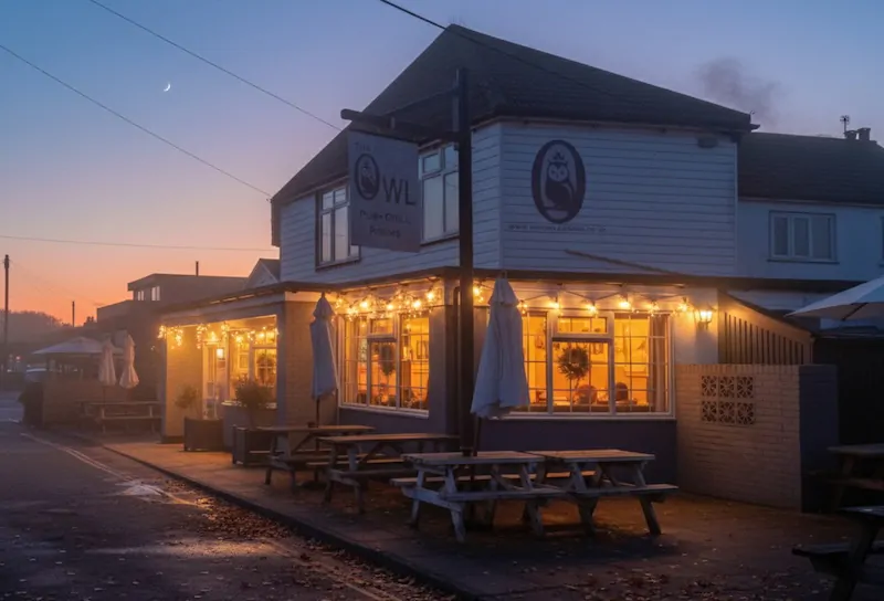 The Owl pub, a cosy dog friendly pub in Camber Sands