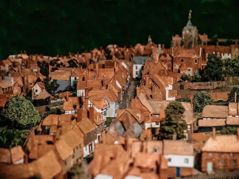 Rye Town Model lit for Rye After Dark immersive show