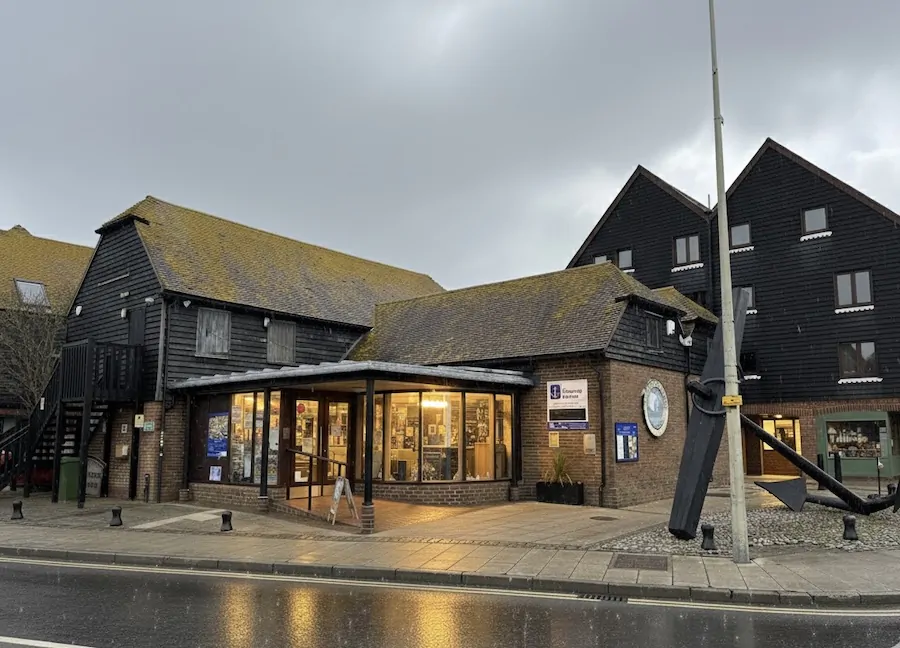 Rye Heritage Centre on a rainy day